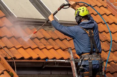 Démoussage et hydrofuge de toiture à Vellescot